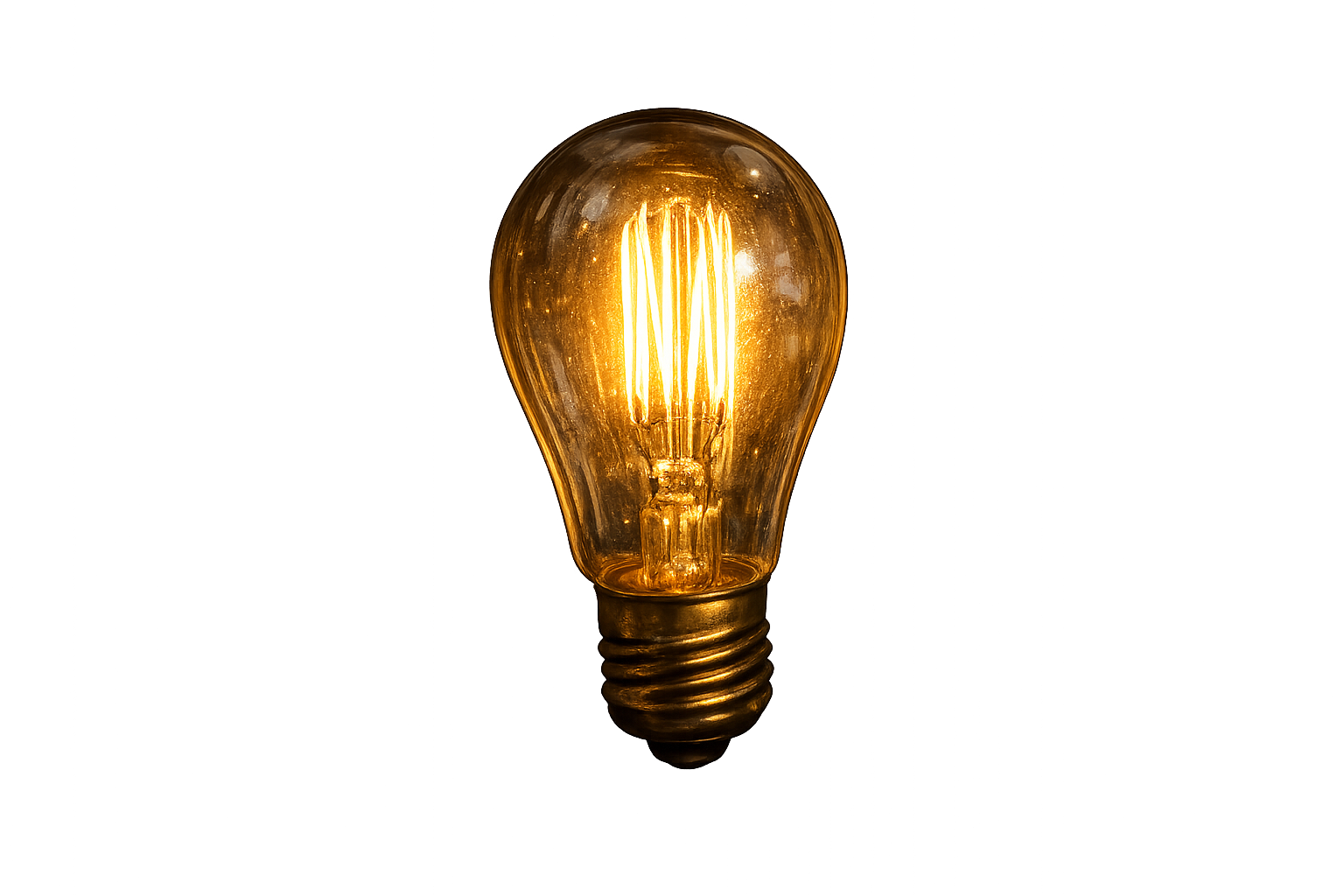A glowing lost idea